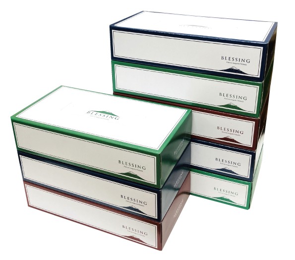 BLESSINGティッシュ3個パック・5個パック 【200枚(100組)】 BLESSINGティッシュ3個パック・5個パック<br />
【200枚(100組)】